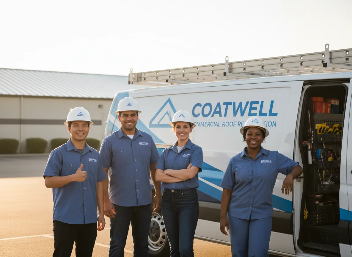 Commercial roof coating company in Benedict, KS